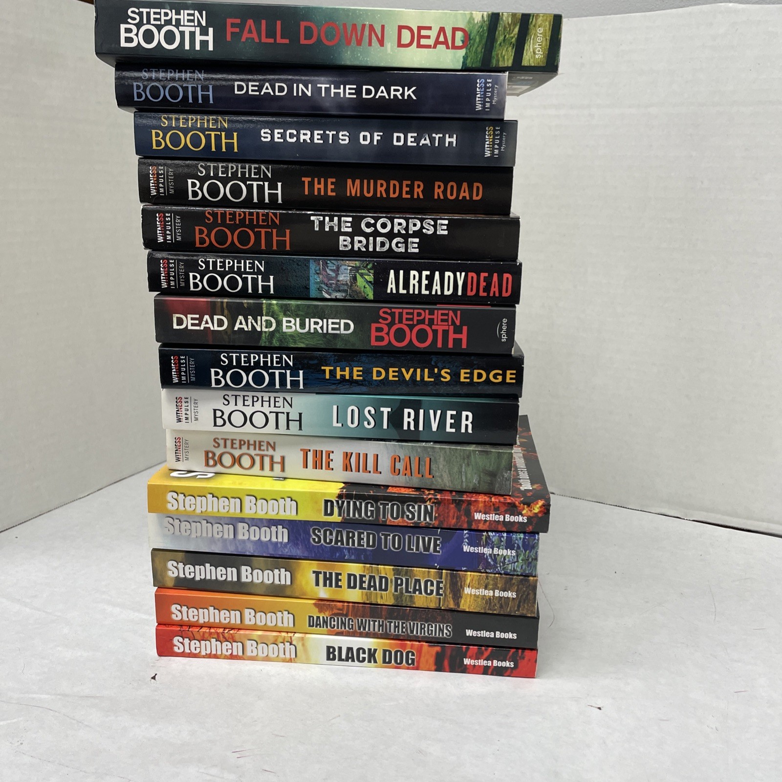 Stephen Booth Lot of 15 (of 18) Cooper & Fry Series (See Photos for Titles)