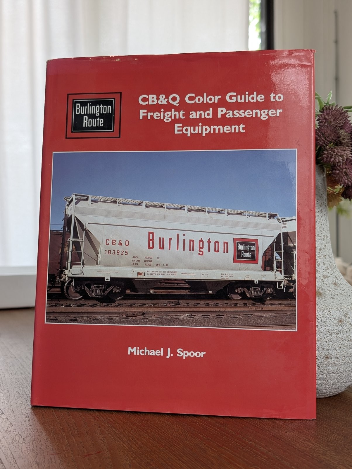 CB&Q COLOR GUIDE FREIGHT PASSENGER RAILROAD SPOOR 1ST ED 1995 MORNING SUN HC