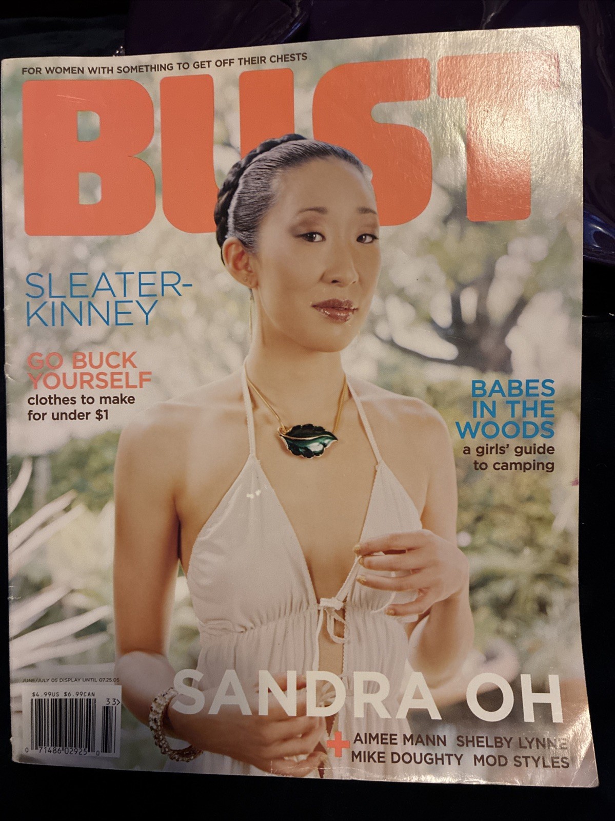 Sandra Oh Bust Magizine Cover. June 05. No Label Good Condition
