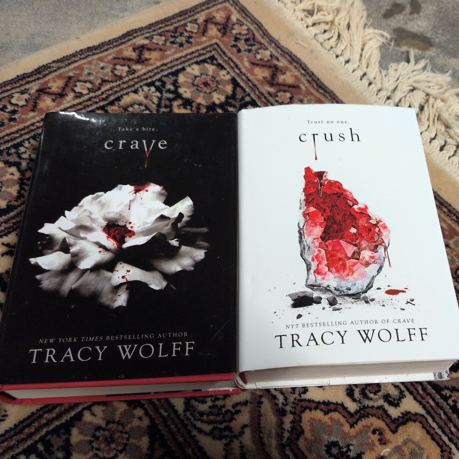 Crave and Crush Tracy Wolff 2020 First Edition YA Paranormal Romance Entangled