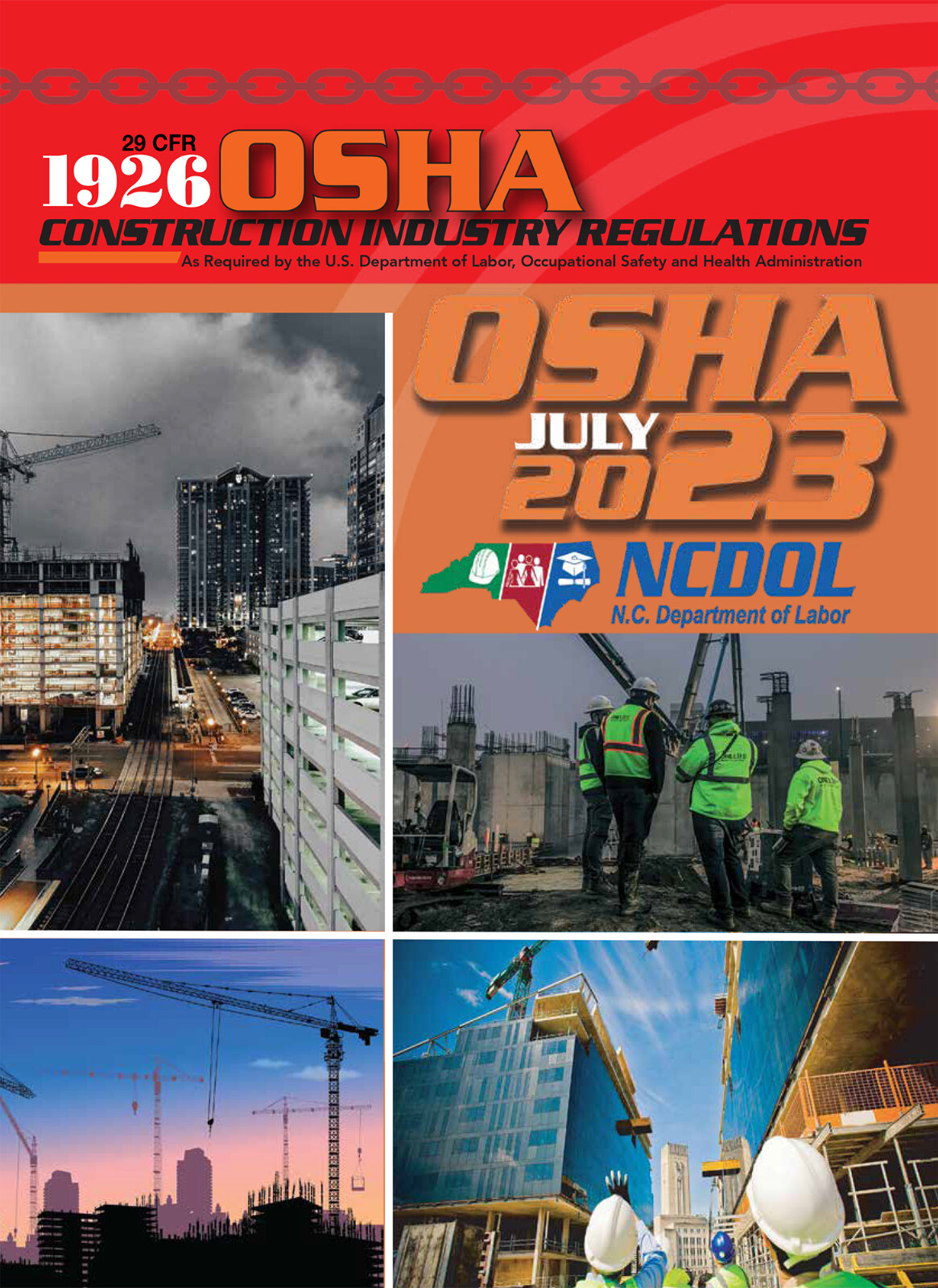 North Carolina 29 CFR 1926 OSHA Construction Industry Regulations July 2023