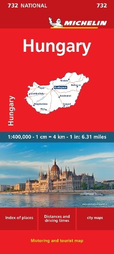 Michelin Hungary – Michelin National Map 732 (Map)