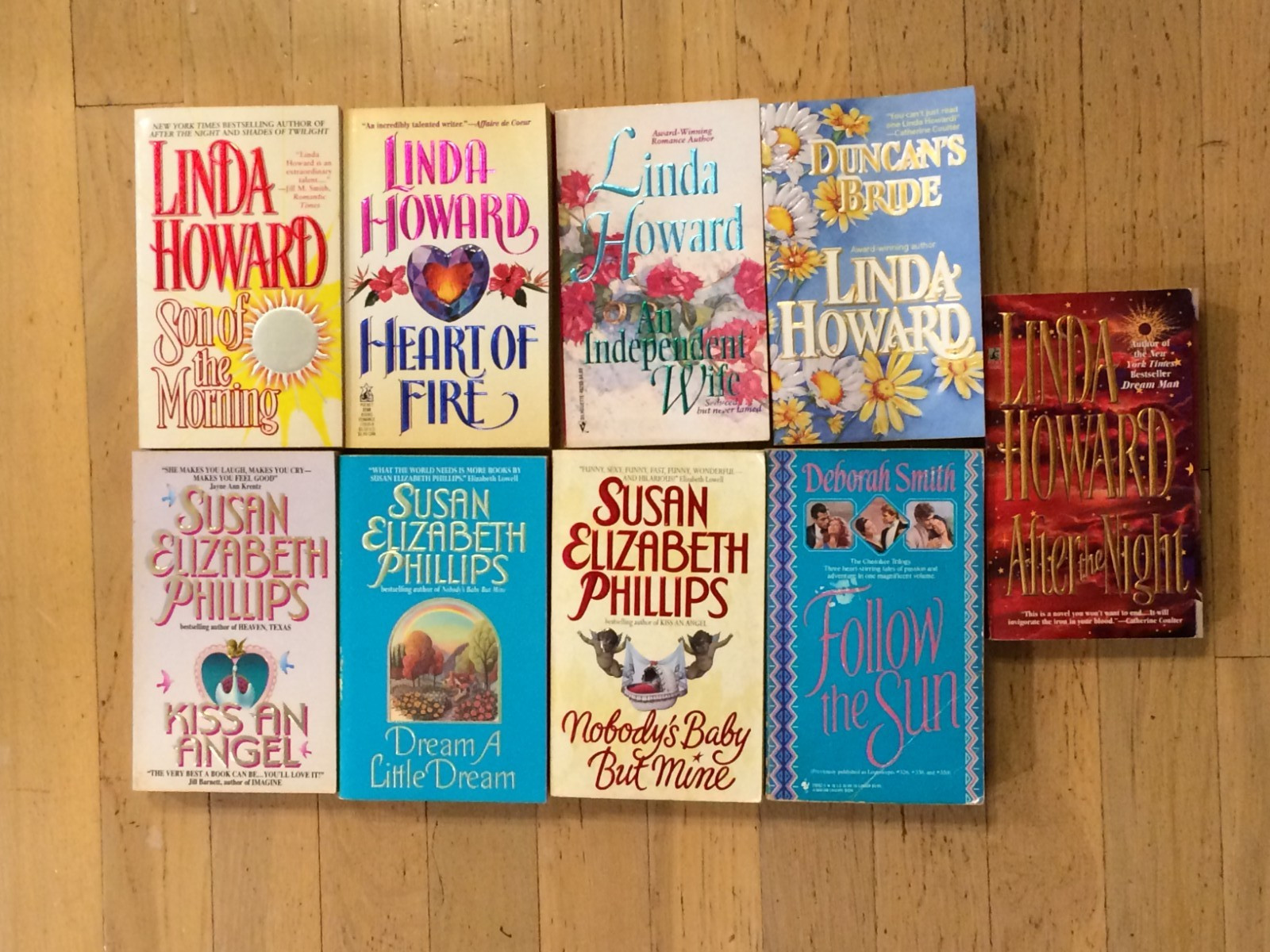 Qty 9 – Random Romantic Novels – Misc Authors – Paperback lot 3