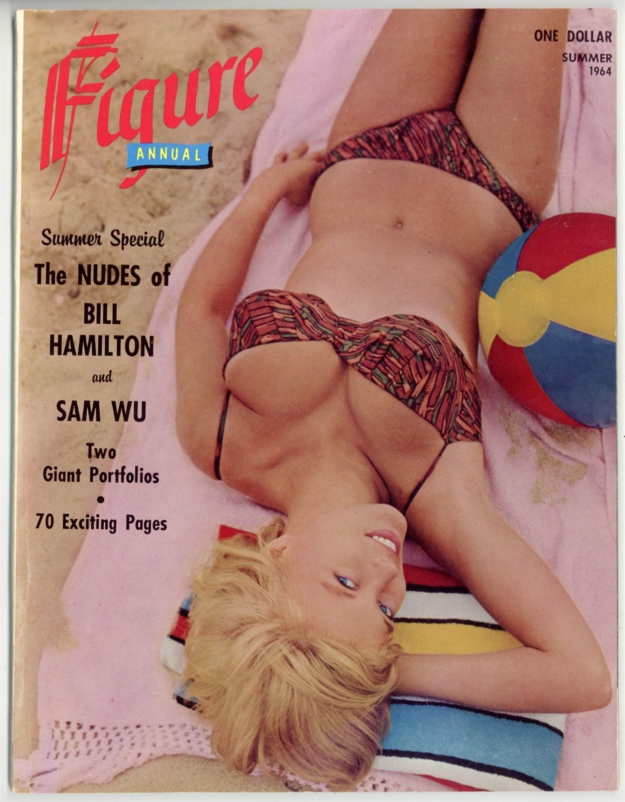 Figure Photography Annual 1964 Bill Hamilton,Sam Wu 70p Pinup Magazine M39355