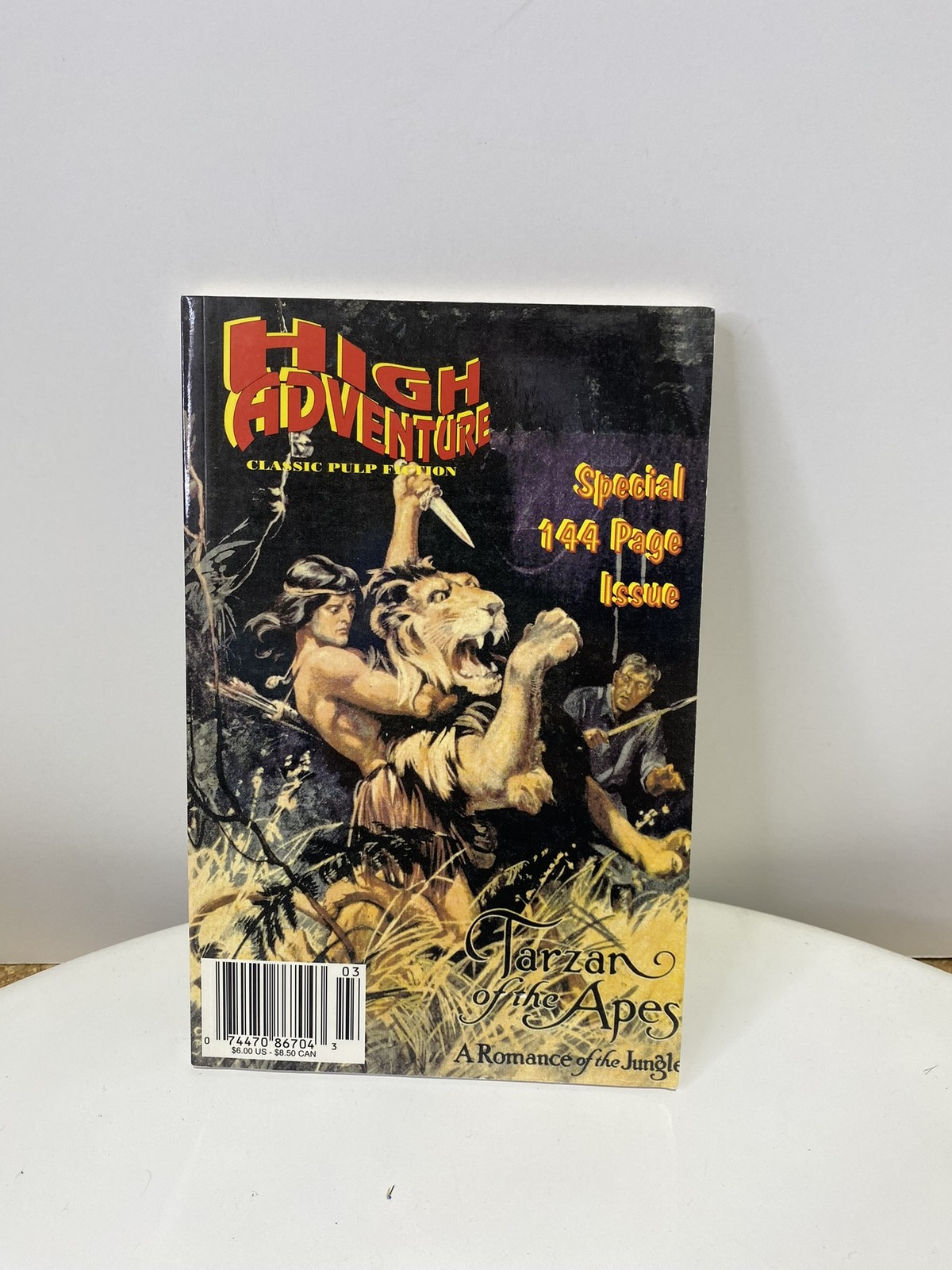 High Adventure Magazine #33 Tarzan of the Apes Classic Pulp Edition 144 Pages