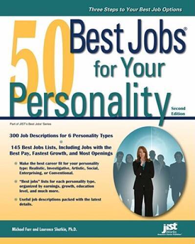 50 Best Jobs for Your Personality – Paperback By Farr, Michael – VERY GOOD