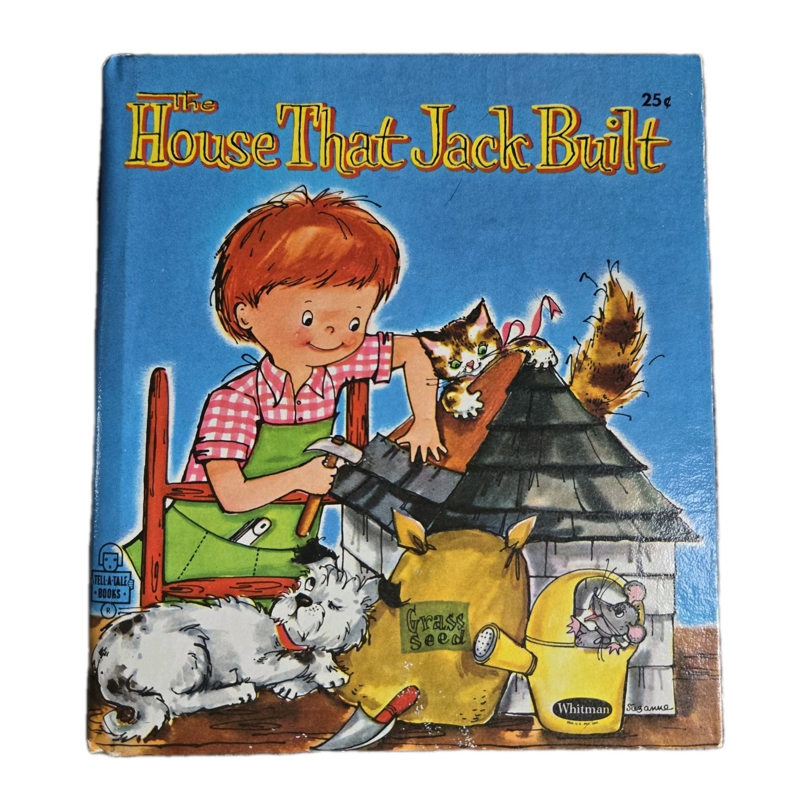 VINTAGE The House That Jack Built 1st Printing A Whitman Tell-a-Tale Book 1961