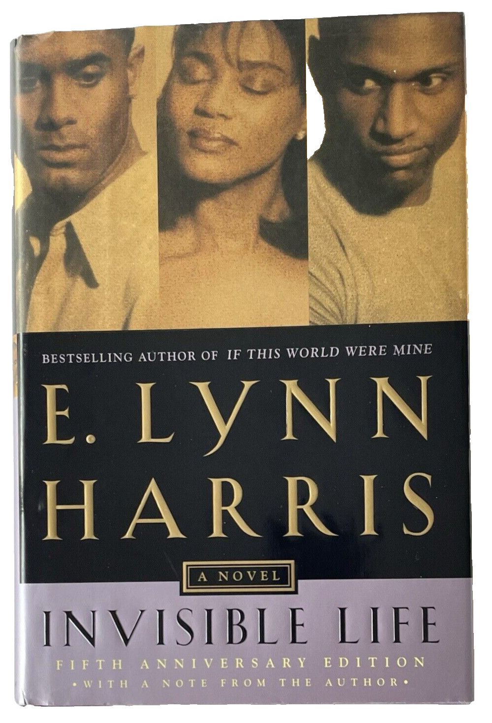 LOT x2 E. Lynn Harris Invisible Life 5th Anniv Ed. and Abide With Me, First Ed