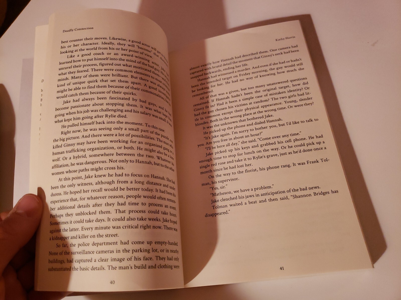 Deadly Connection (Deadly Secrets) – Paperback By Harris, Kathy – VERY GOOD