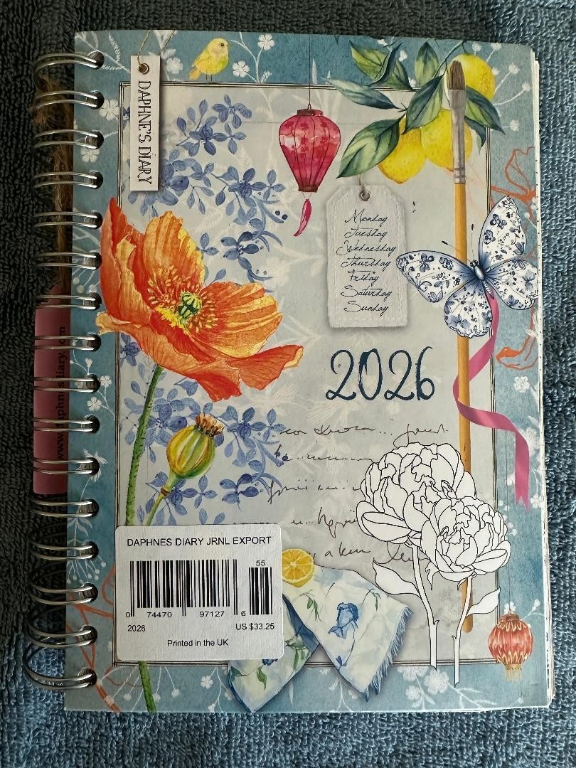 DAPHNE’S DIARY Magazine Brand New 2026 PLANNER JOURNAL Diary IN STOCK English