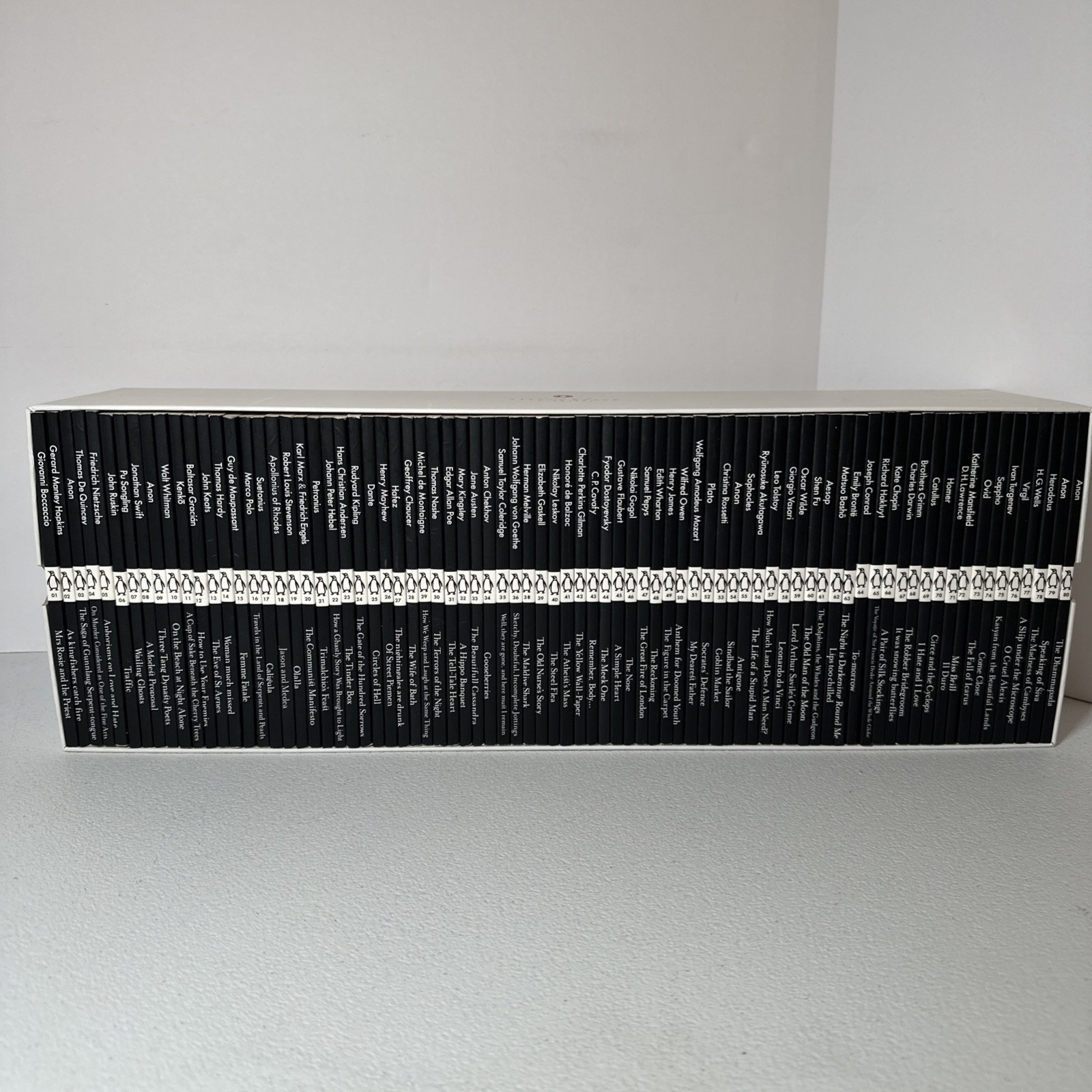 Penguin Little Black Classics Book Set 1-80 (Missing #37) With Box