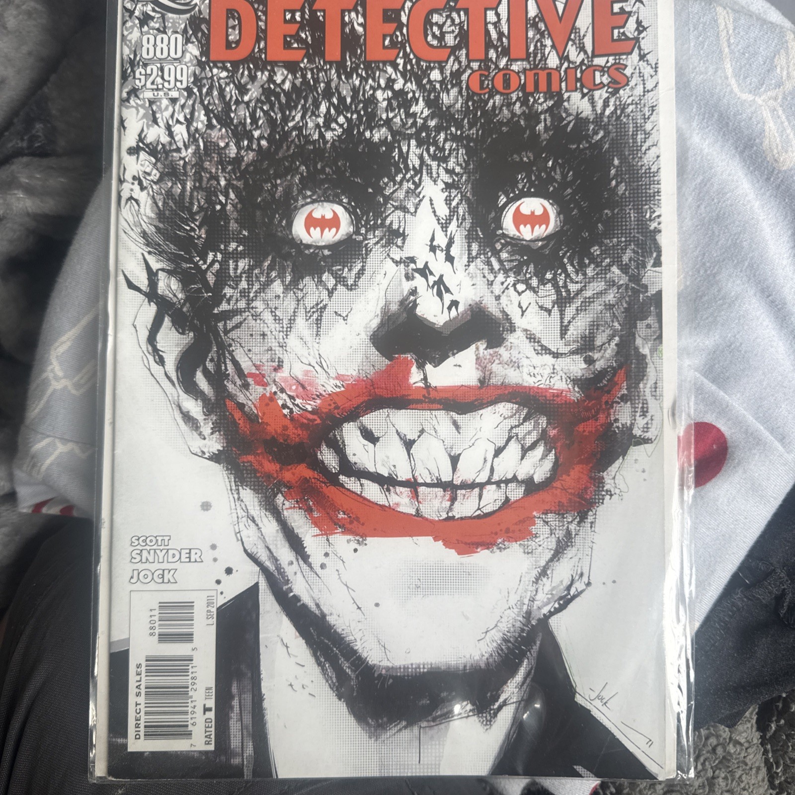 Detective Comics #880 2011 VF+ Classic Joker Cover by Jock