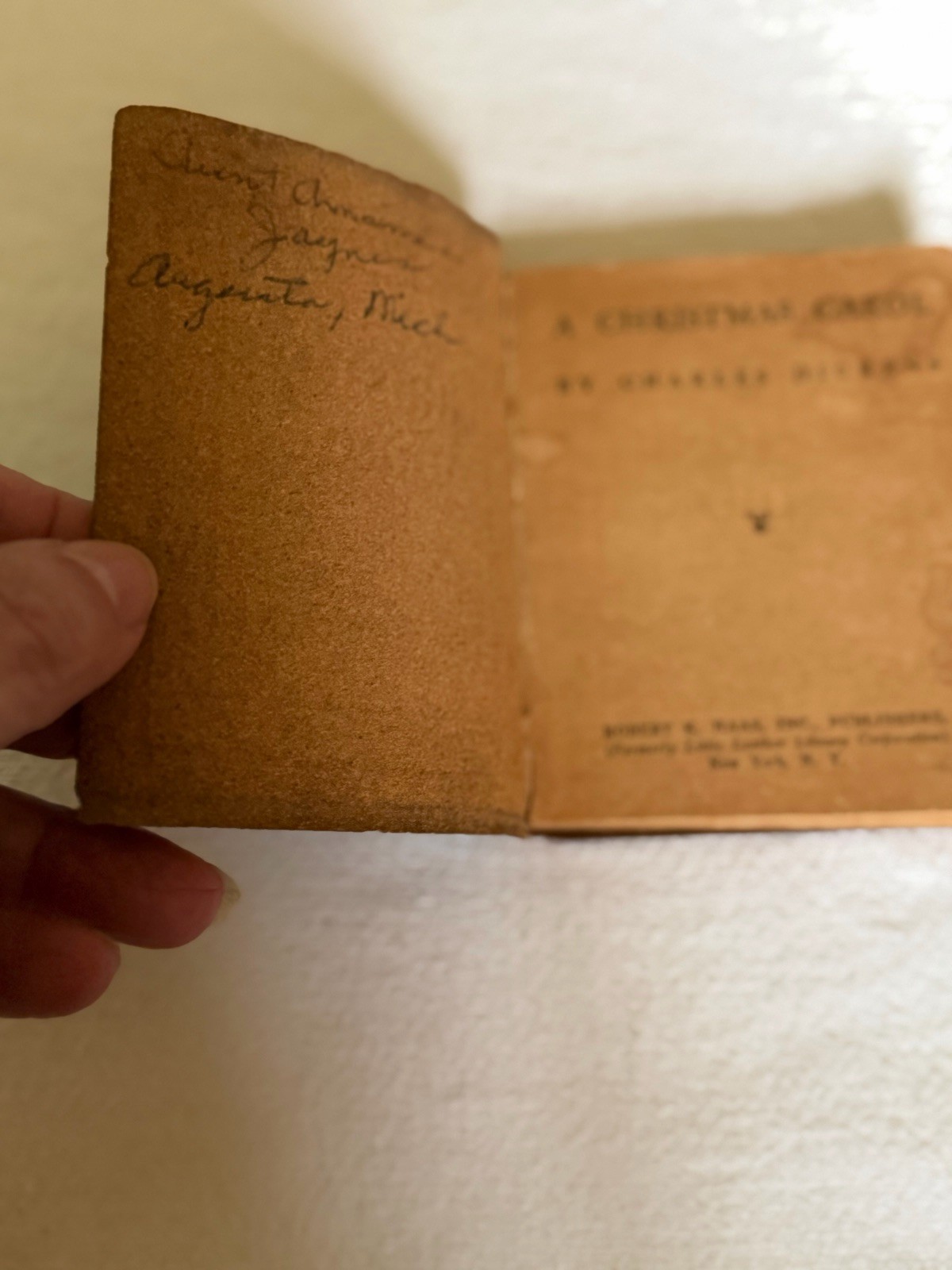 Little Leather Library, “A Christmas Carol,” By Charles Dickens/Antique ￼