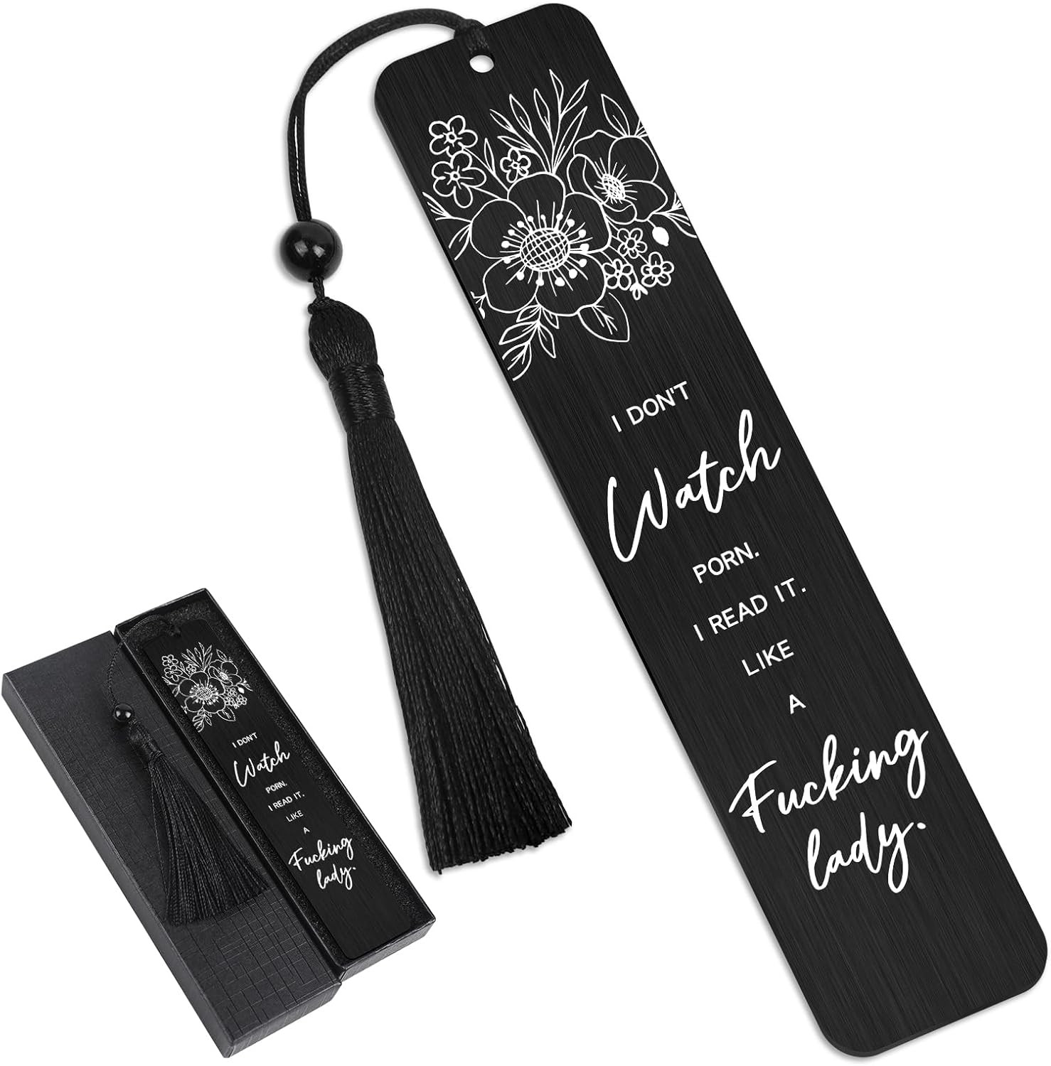 Funny Bookmark Book Lovers Gift – Dark Romance Bookmark Stainless Steel Bookmark