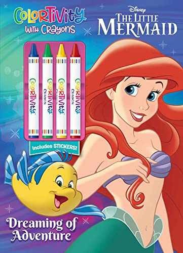 Disney Little Mermaid: – Paperback, by Editors of Dreamtivity – Very Good