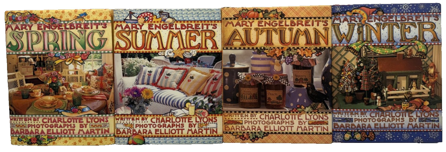 Mary Engelbreit’s Autumn Summer Spring Winter Lot by Charlotte Lyons *READ*