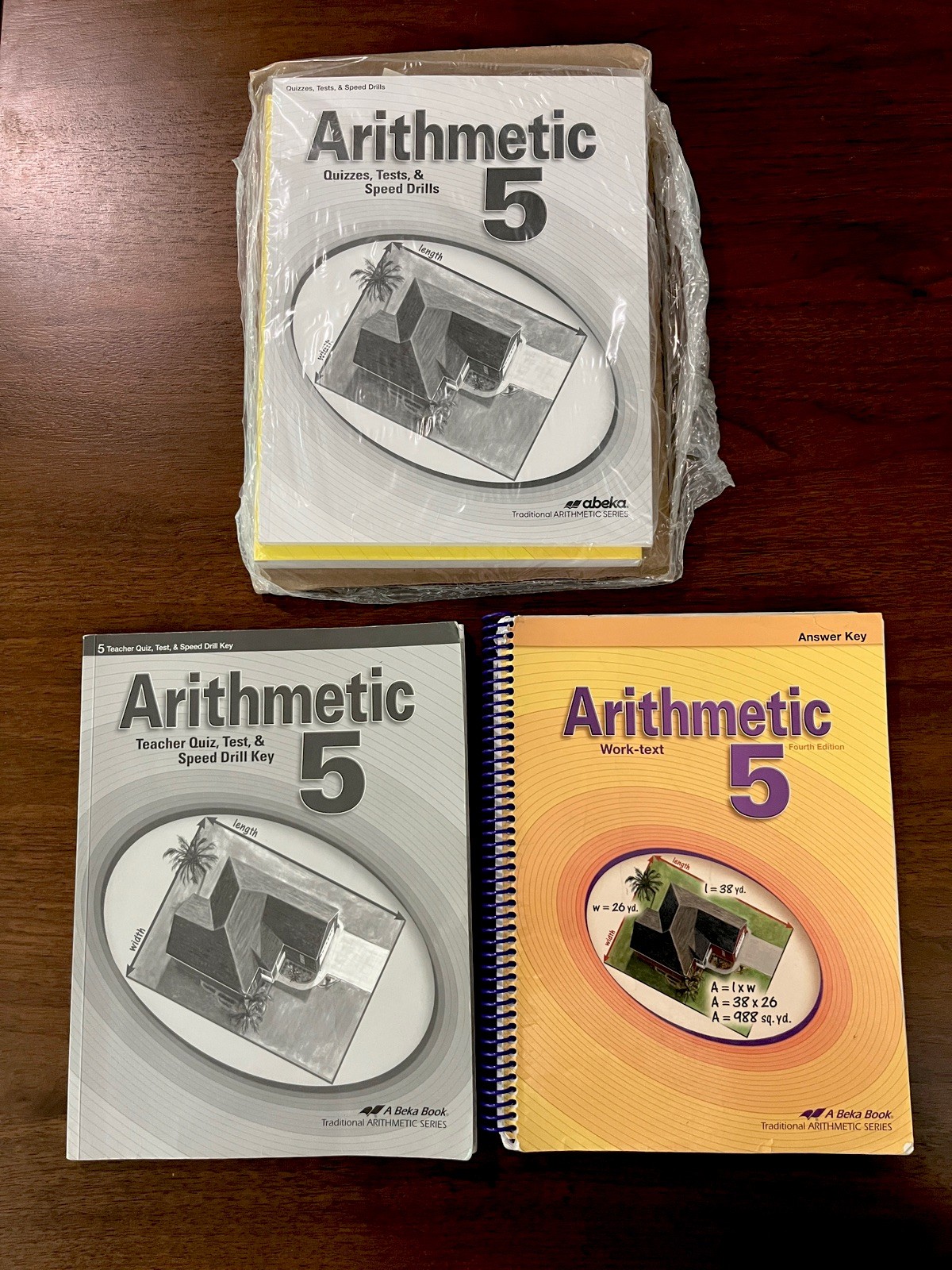 Abeka Arithmetic 5 – Fourth Edition Work-Text, Speed Drill Book & Answer Keys
