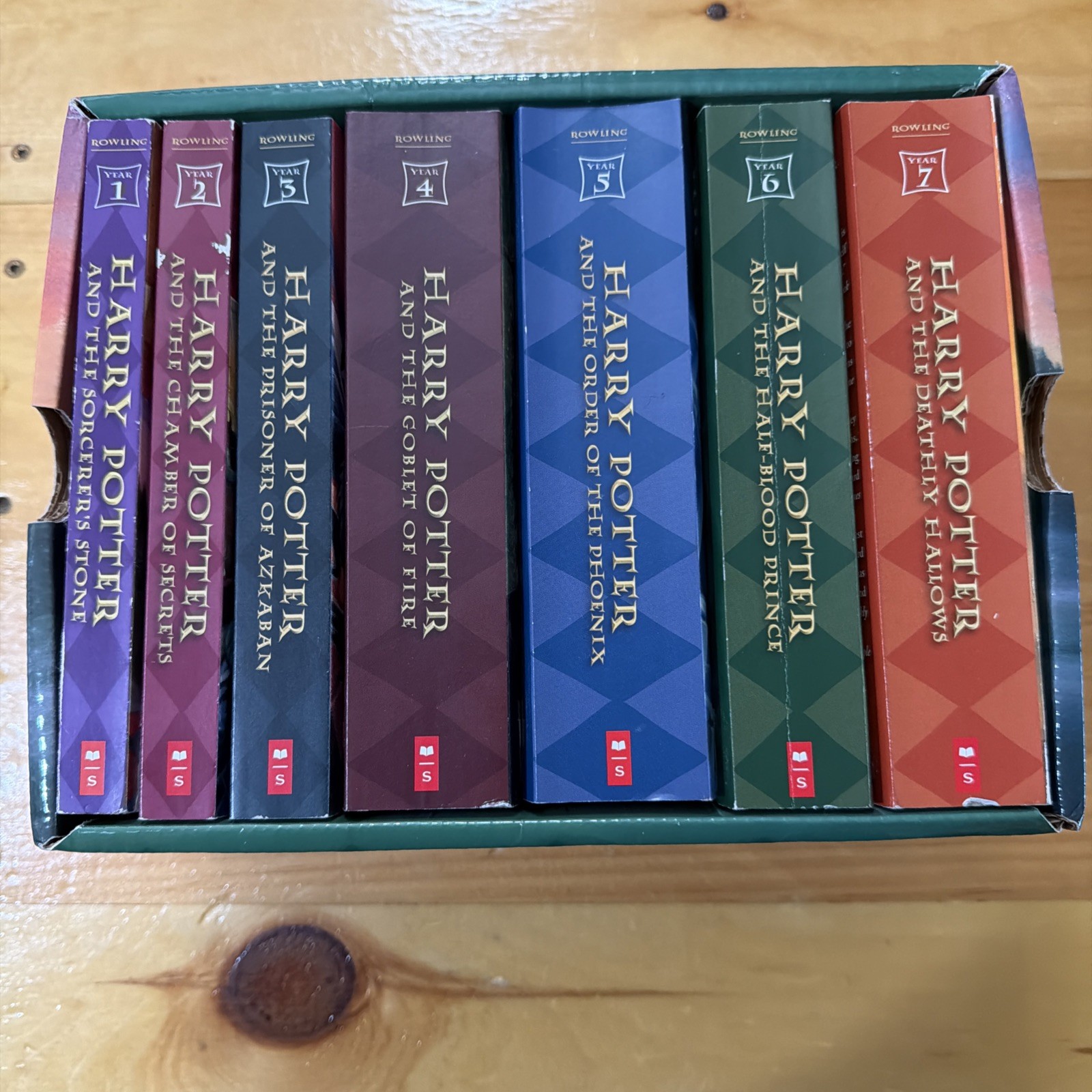 Harry Potter The COMPLETE SERIES by JK Rowling Paperback Box Set Books 1-7 L1