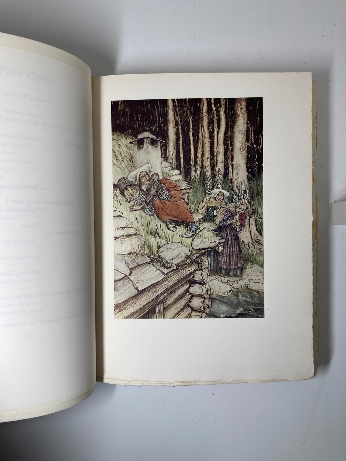 1936 Peer Gynt Arthur Rackham SIGNED LTD 232/460 Vellum 12 Color Plates