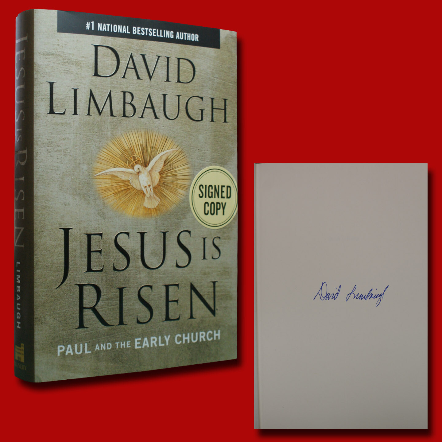 Jesus Is Risen SIGNED David Limbaugh (2018,HC,1st/1st) BRAND NEW
