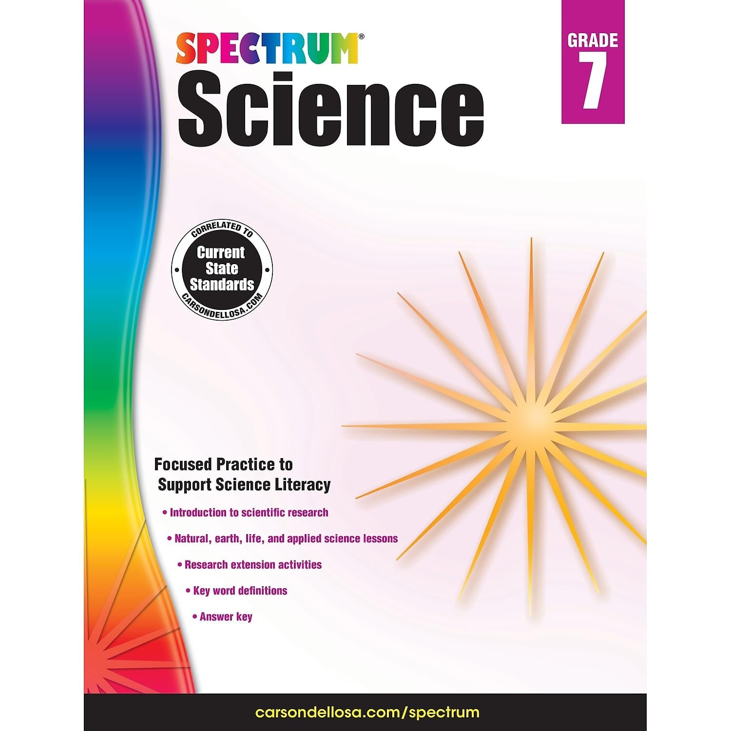 Spectrum Grade 7 Science Workbook, Middle School Books Covering Natural, Ear…