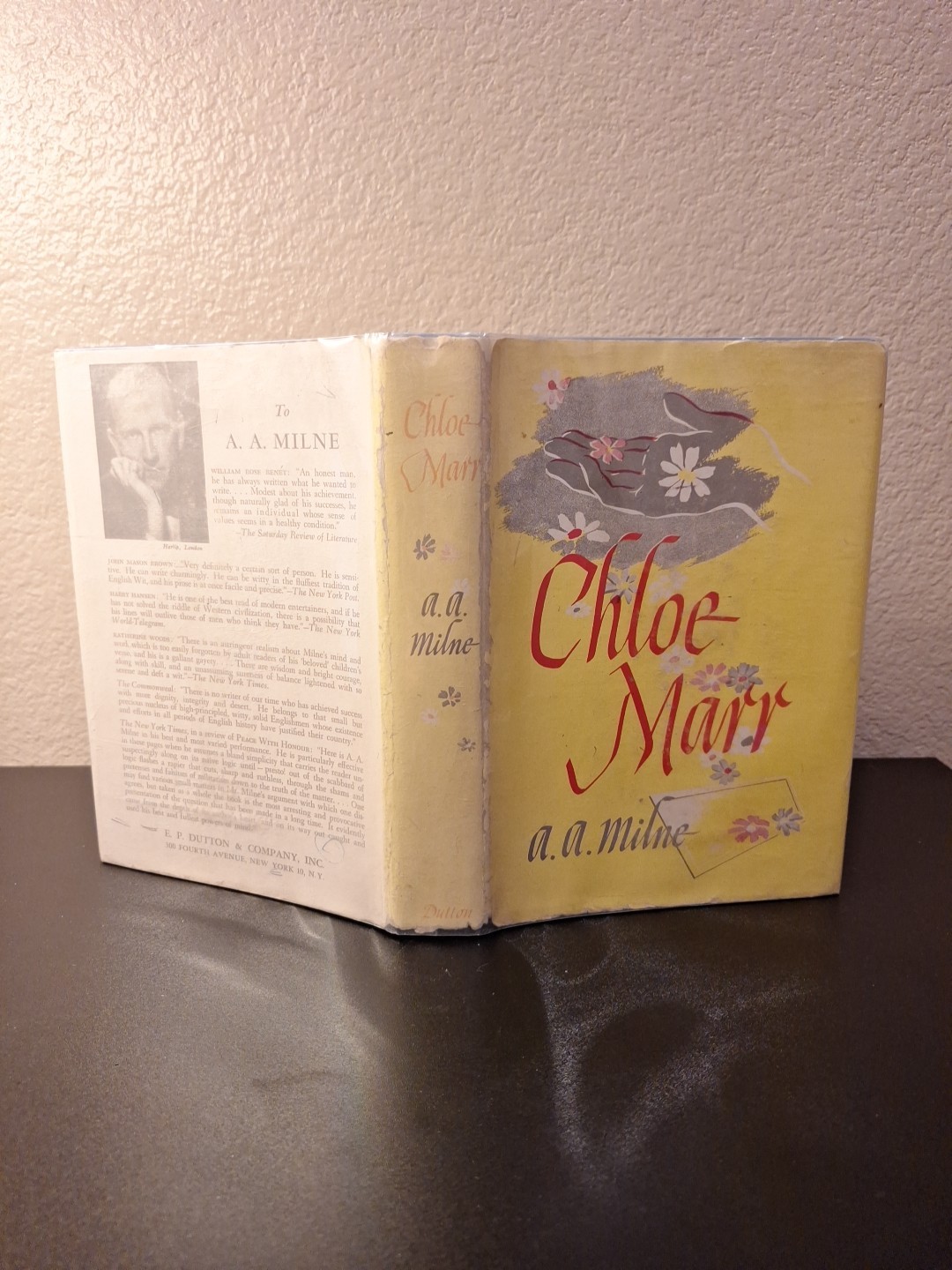 Chloe Marr by A.A. Milne, 1st Edition Hardcover with Dust Jacket, 1946
