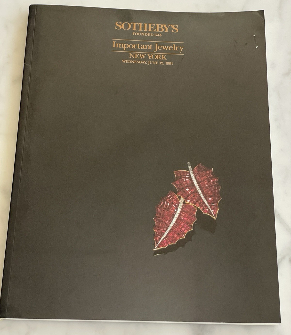 SOTHEBY’S 1991 Important JEWELRY, Eugenia W. HITT, Vladimir MAKOVSKY Clock, RARE