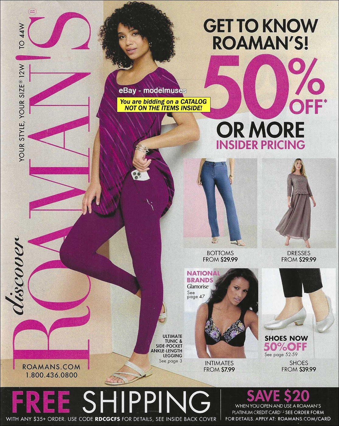 ROAMAN’S Women’s Fashion & Intimates CATALOG Spring 2026 – 100 Pages