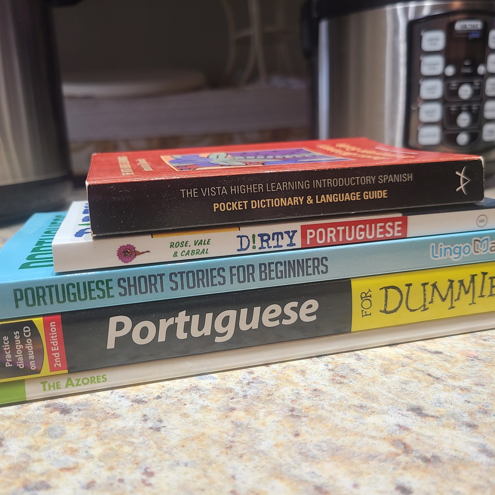 Portuguese Azores Spanish Dictionary Language Short Stories Lot