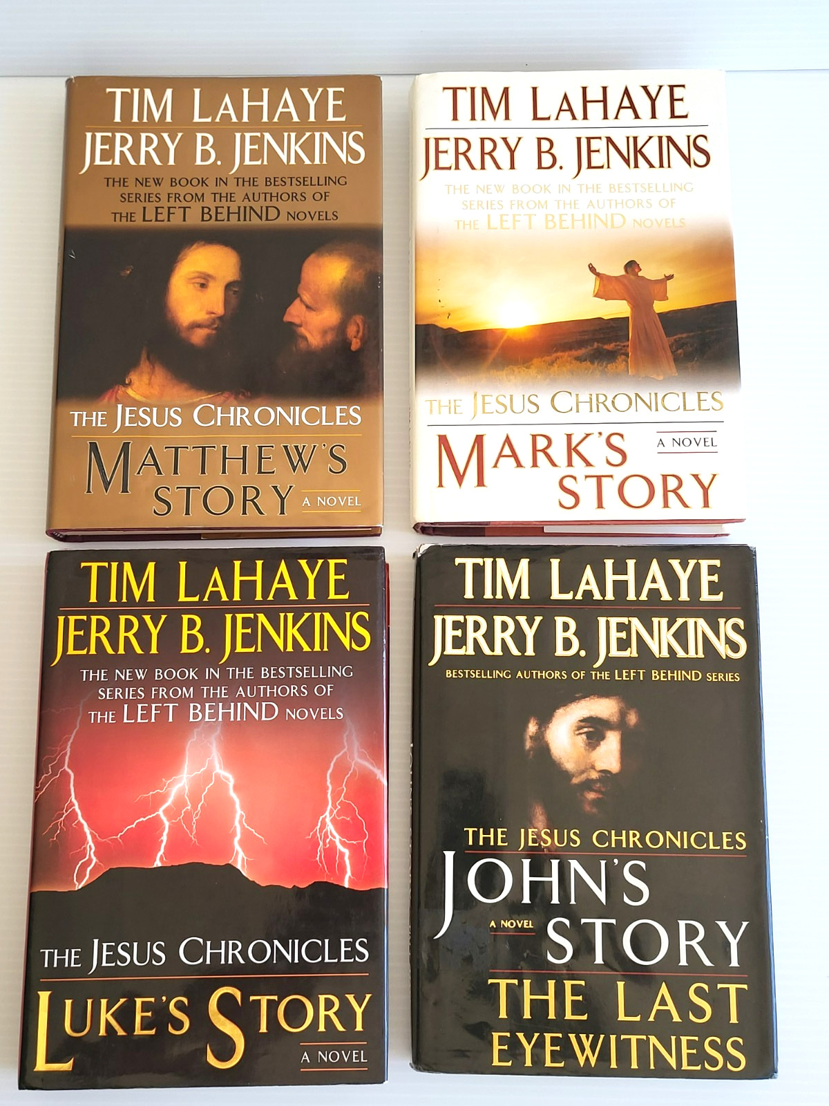 The Jesus Chronicles 4 Book HC Set Matthew Mark Luke John Tim LaHaye Jenkins