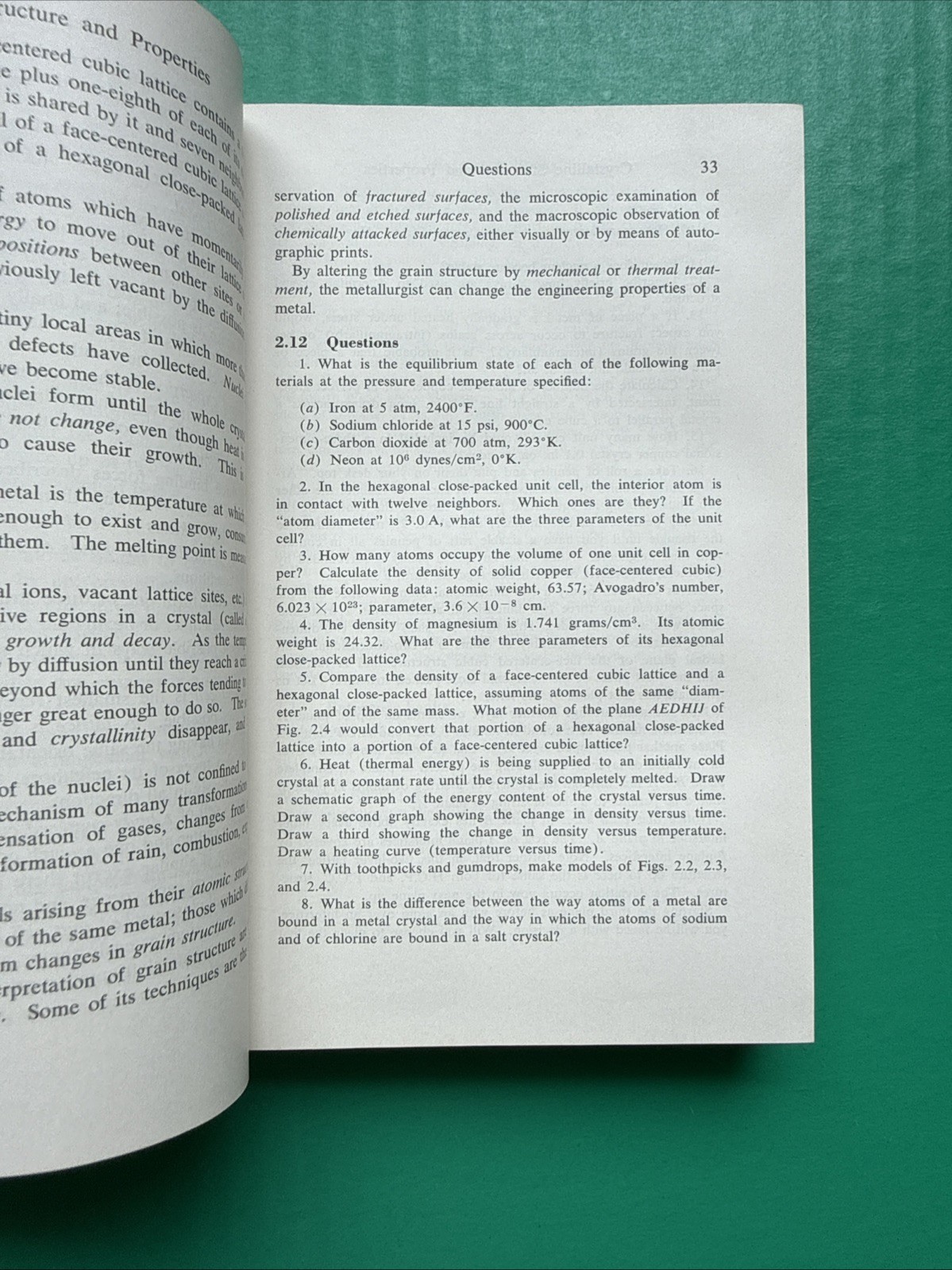 Metallurgy for Engineers: Casting, Welding & Working (1954) By Wulff & Al. HC G