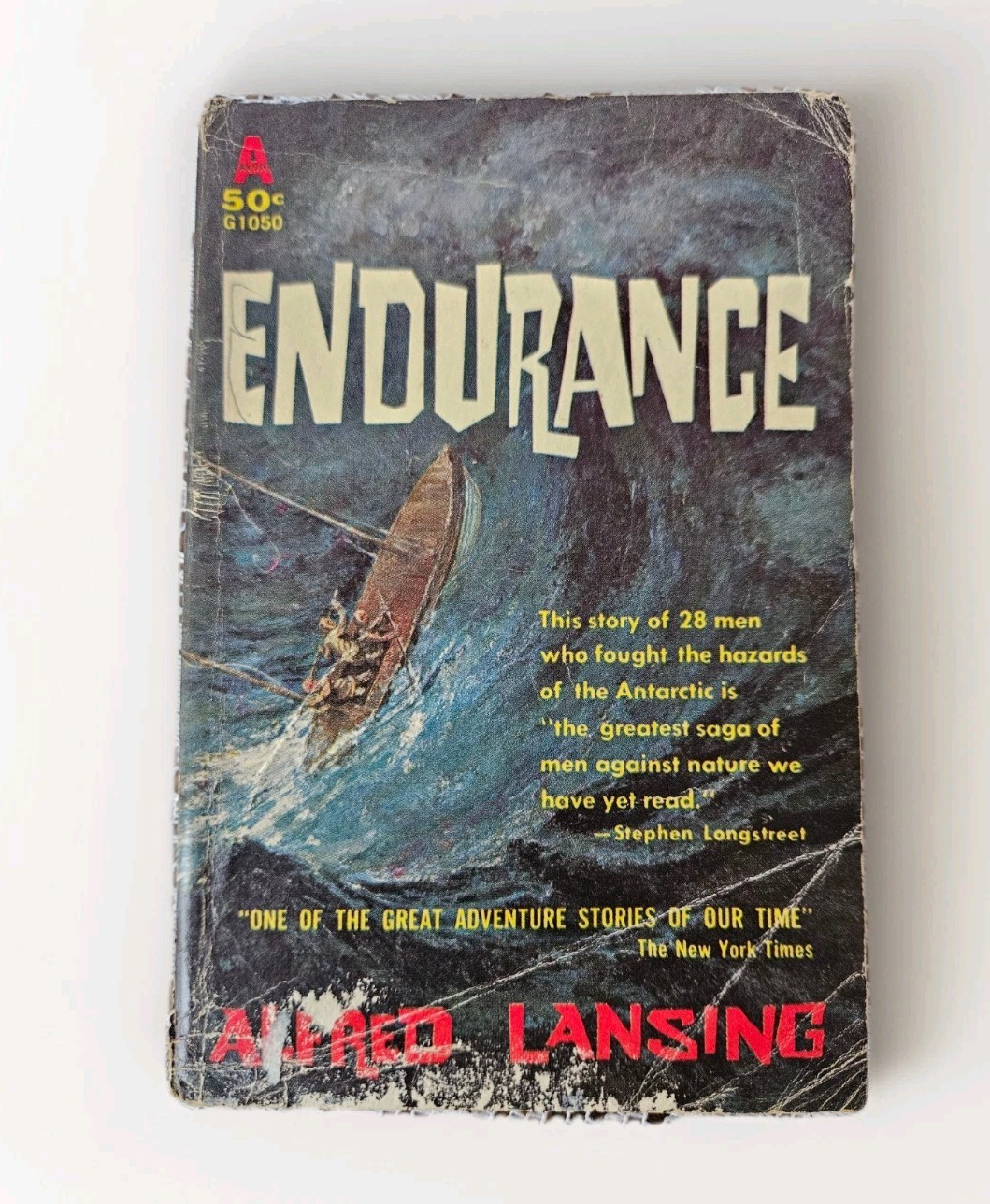Endurance By Alfred Lansing Rare Hard to Find 1959 Vintage Paperback Book