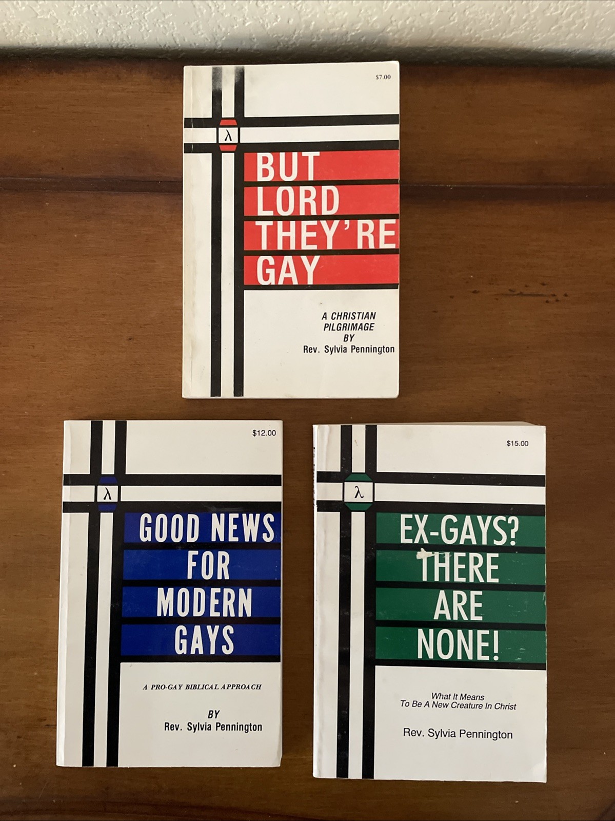 Vtg. Lot of 3 Rev. Sylvia Pennington Gay Christain Books – But Lord They’re Gay