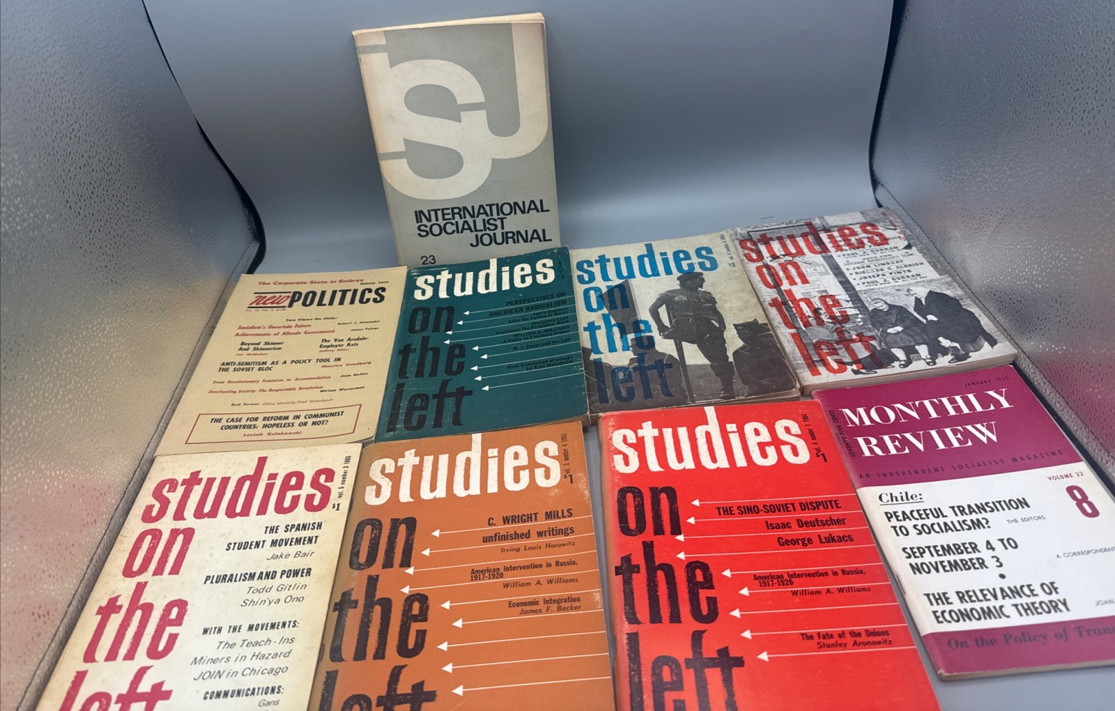 Lot of 9 1960s Journals Civil Rights, Socialism, Radicalism Studies On The Left