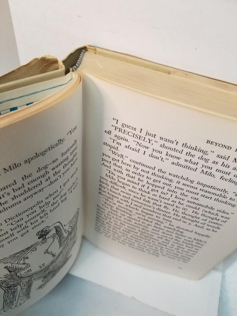 The Phantom Tollbooth by Norton Juster 1st Edition 1961 Hardcover Dust Jacket