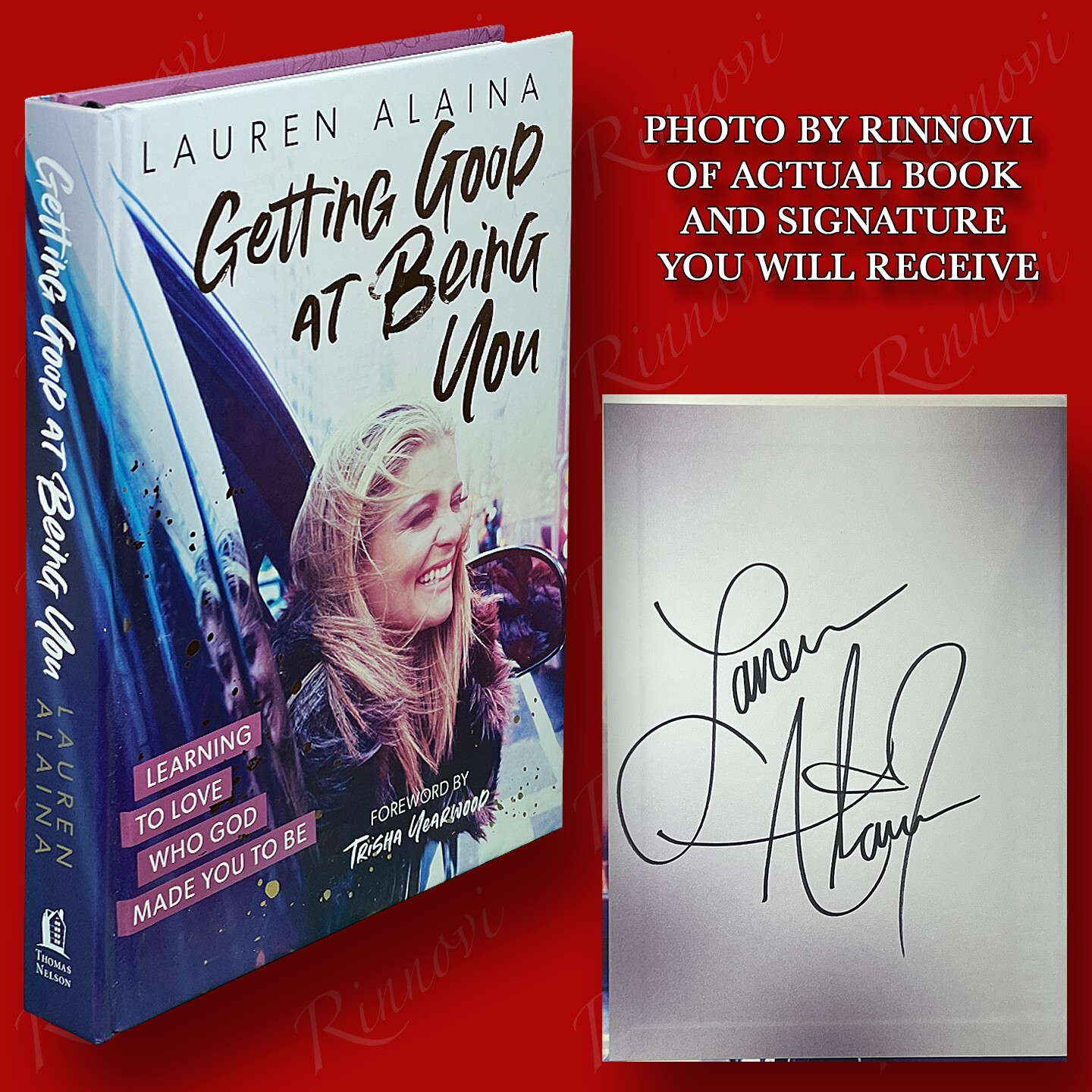 Getting Good At Being You SIGNED Lauren Alaina (2021,HC,1st/1st) BRAND NEW
