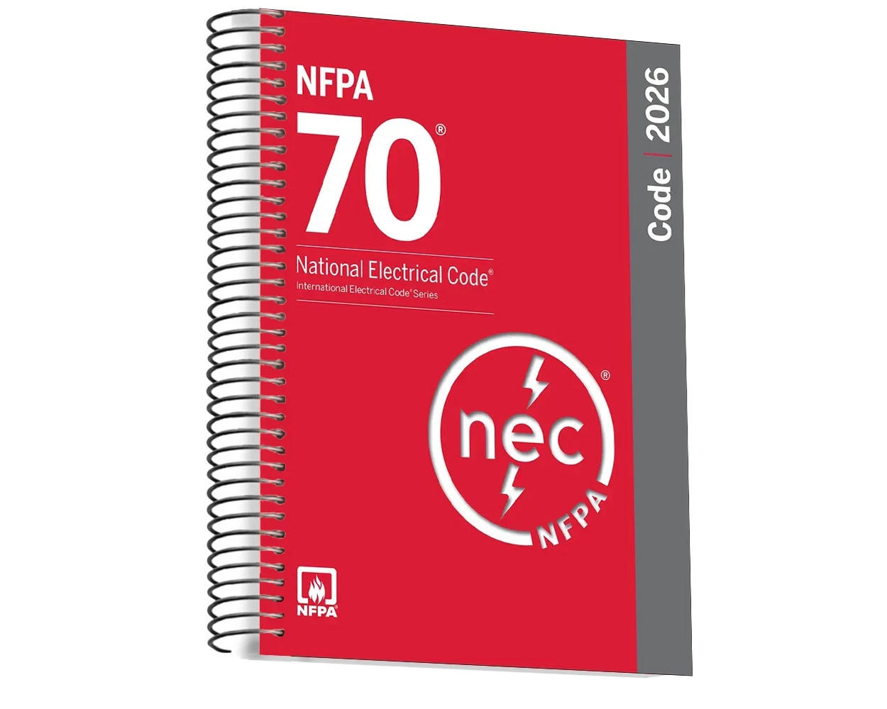NFPA 70 National Electrical Code 2026 Edition Spiral Free Shipping USA STOCK