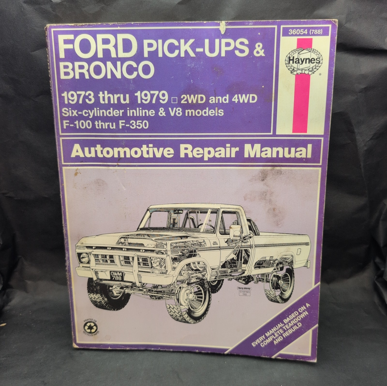 Ford Pickup Truck Bronco 1973-79 Chilton Haynes Auto Repair Manual 36054 788