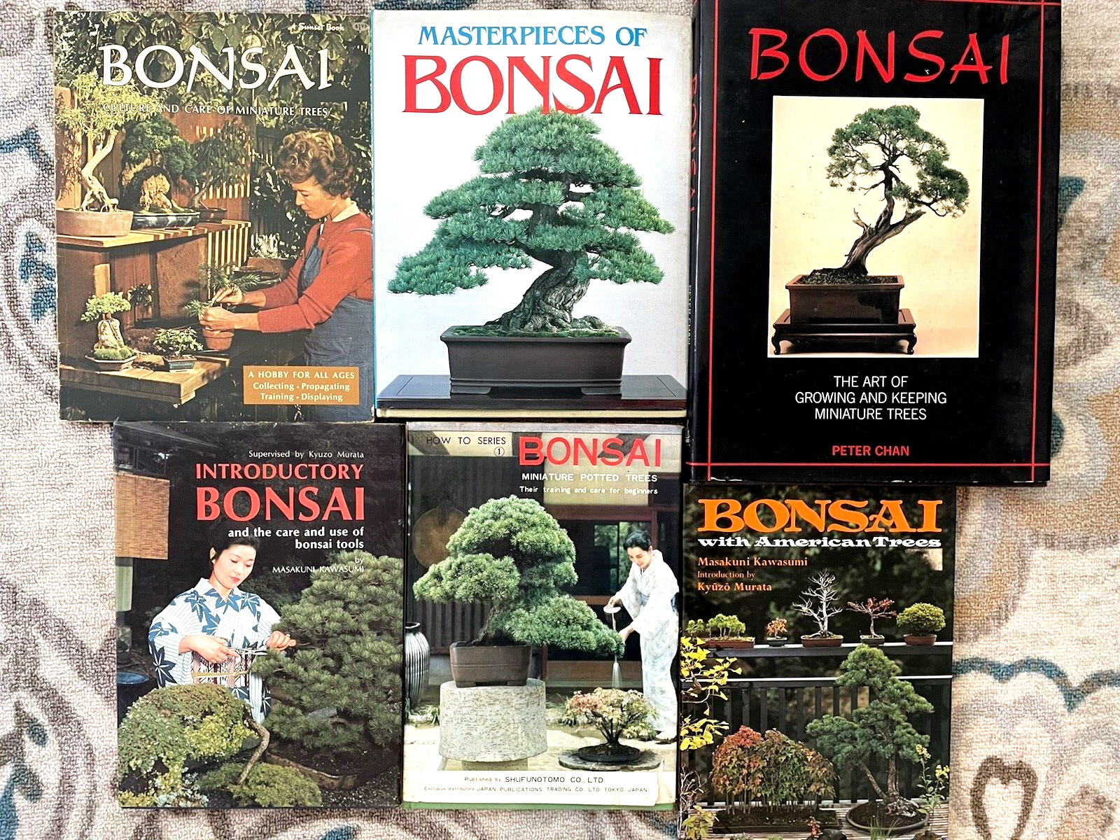 LOT 1 VINTAGE BONSAI FLOWER ARRANGING BOOKS