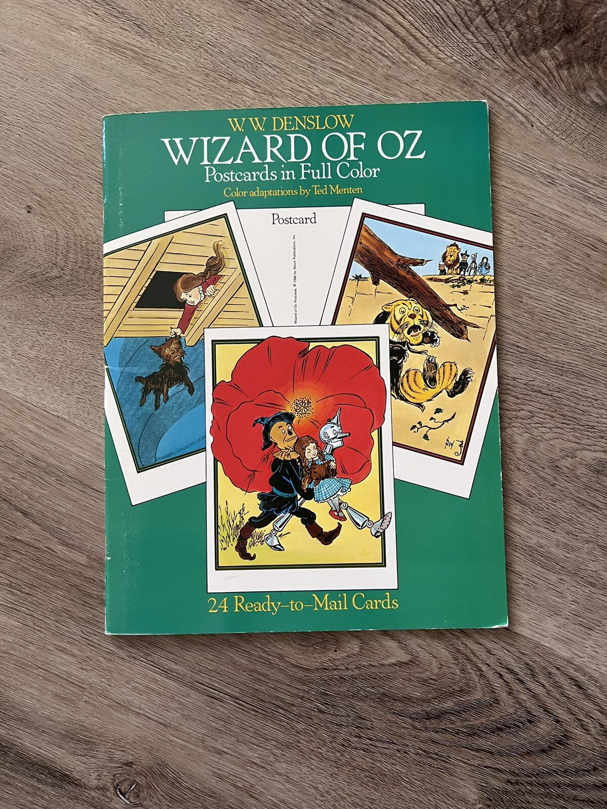 WIZARD OF OZ POSTCARDS IN FULL COLOR: 24 READY-TO-MAIL By Ted Menten