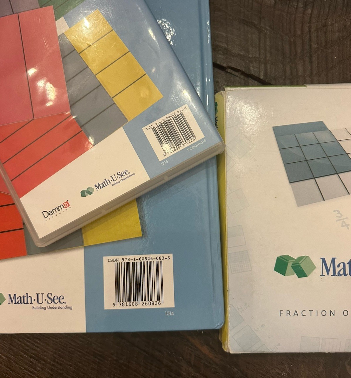 Math-U-See Epsilon Set DVD + Instruction Manual + Fraction Overlay Kit