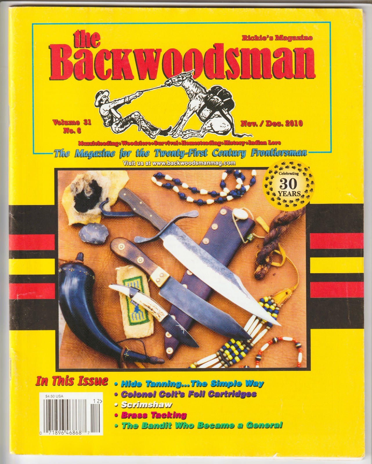 The Backwoodsman Magazine November/December 2010 Vol 31 No 6