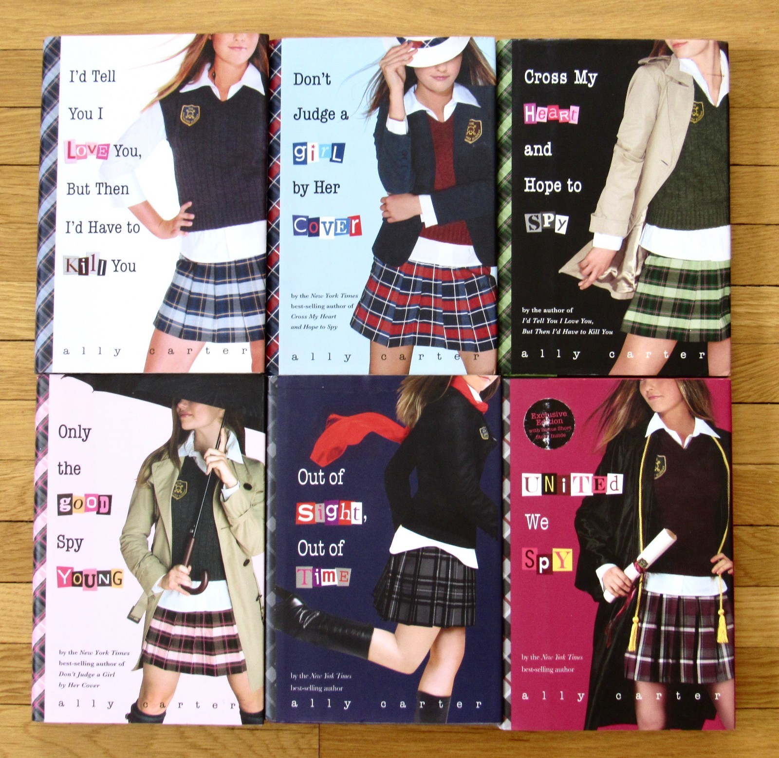 Complete Set 1-6 GALLAGHER GIRLS Ally Carter HBDJ VGC L4