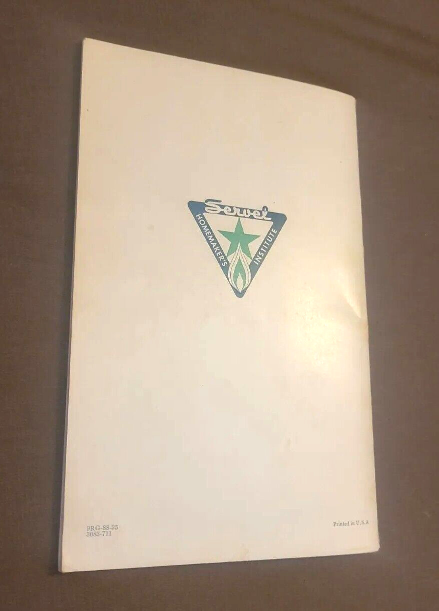 1948 Making the Most of Your SERVEL (Refrigerator) VINTAGE Cook book