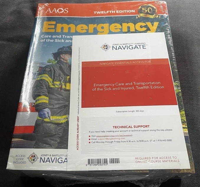 Emergency Care Transportation Sick & Injured Essentials Package 12th Ed Sealed