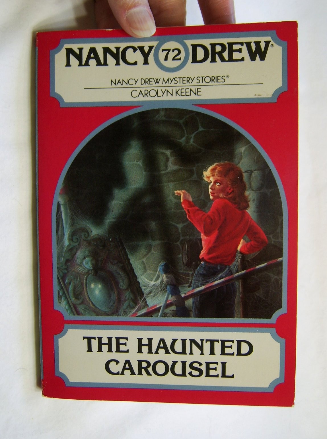 1st Edition Nancy Drew Book 72 The Haunted Carousel Paperback Carolyn Keene HTF