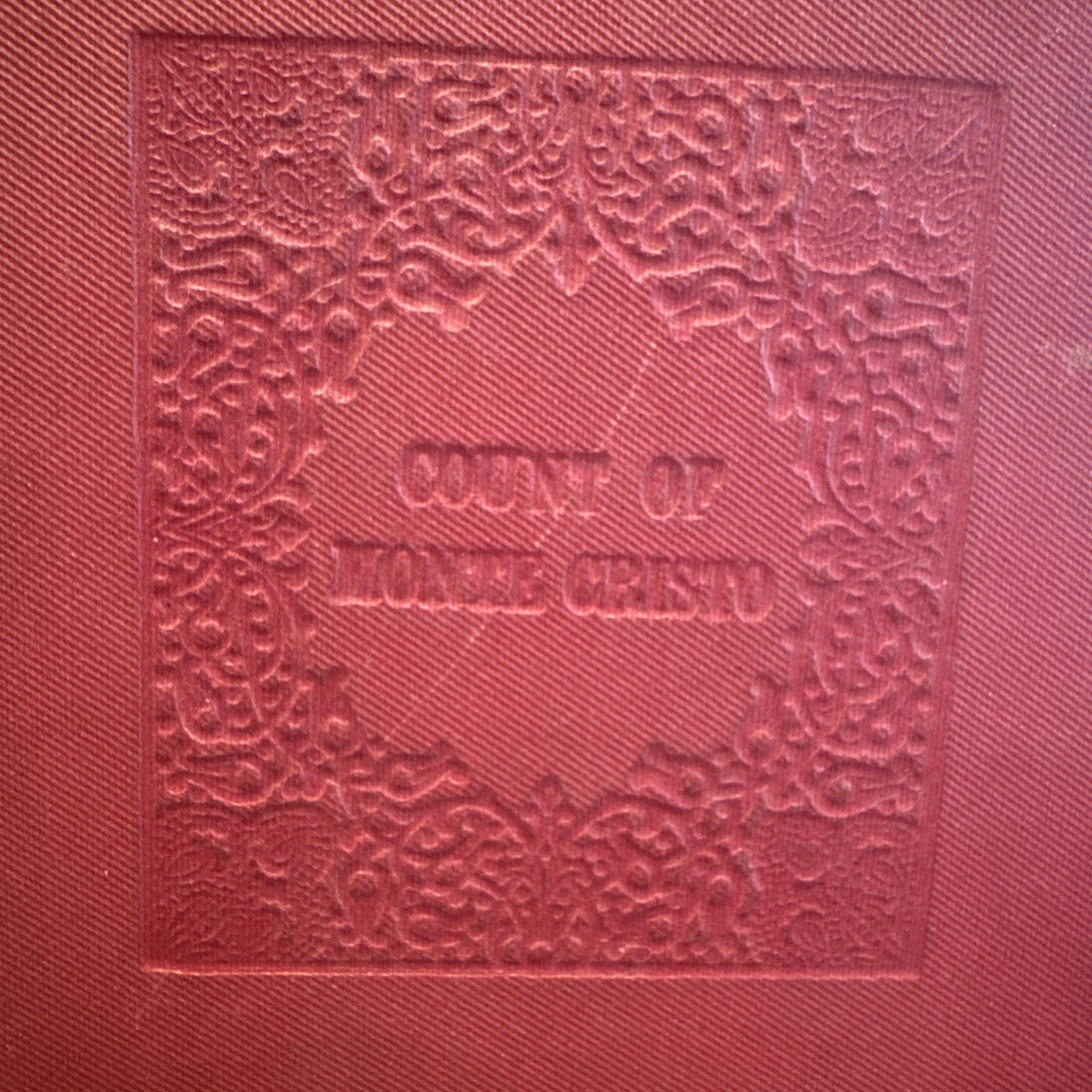 Antique 1911 Count Of Monte Cristo By Alexandre Dumas Platt & peck Art Nouveau ￼