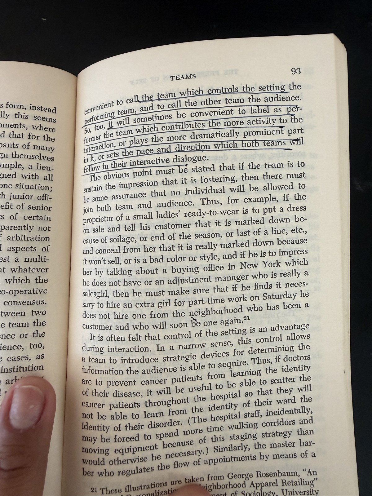 The Presentation of Self in Everyday Life Erving Goffman 1959 Anchor Original