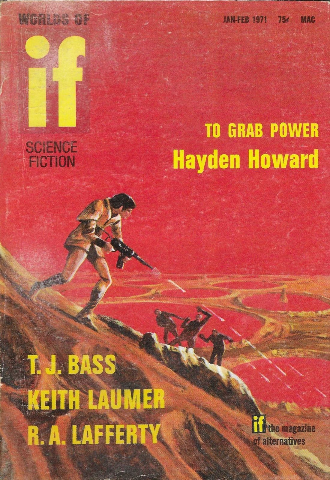 IF: WORLDS OF SCIENCE FICTION, JANUARY-FEBRUARY 1971, CLASSIC OLD SF DIGEST!!!