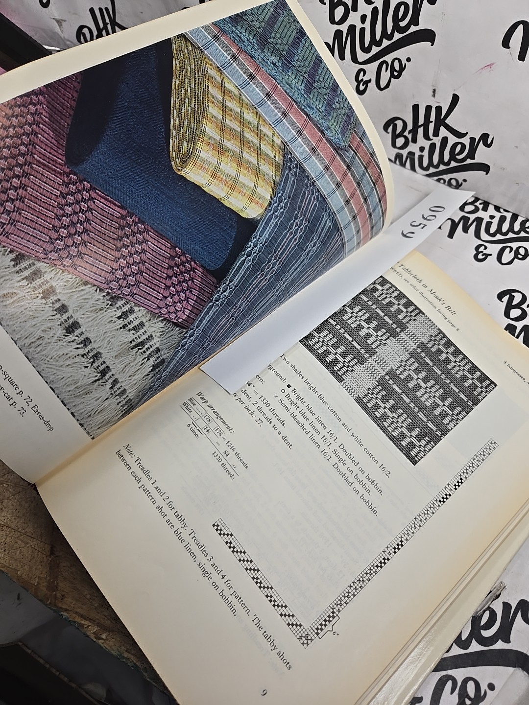 Swedish Hand Weaving Malin Selander Vtg Textile Loom Pattern HC/DJ